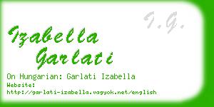izabella garlati business card